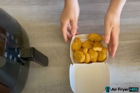 Preheat the Air Fryer for Nuggets