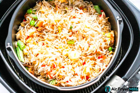 Reheating Rice in Air Fryer